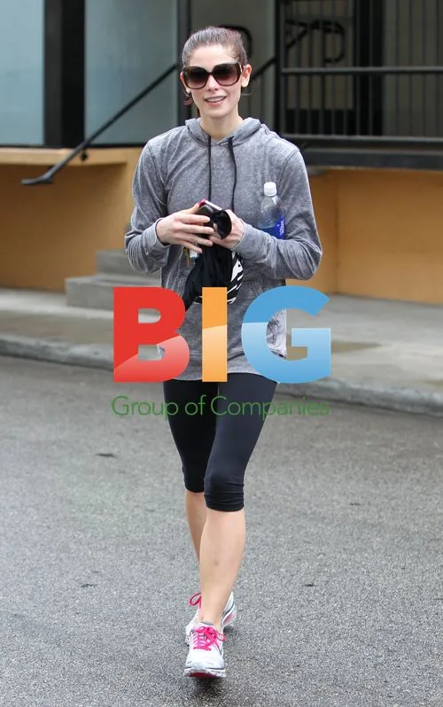 Ashley Greene Leaves Gym in LA