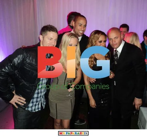 Kendra Wilkinson, Hank Baskett, Mel B., Stephen Belafonte at OK! Magazine Oscar Party