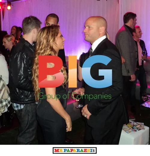 Mel B. and Stephen Belafonte at BritWeek Oscar Celebration