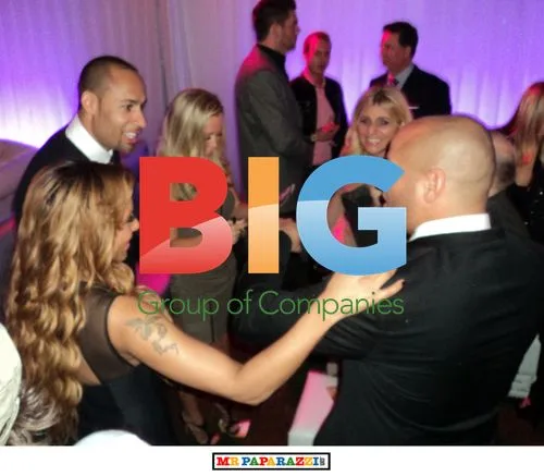 Kendra Wilkinson and Hank Baskett with Mel B. and Stephen Belafonte