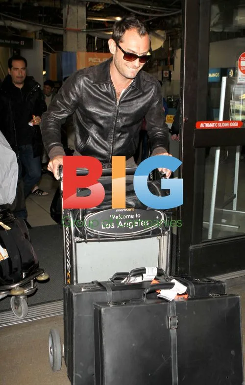 Jude Law Arriving at LAX