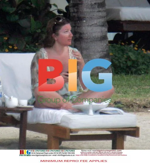 Karen Brady on Vacation in Mauritius