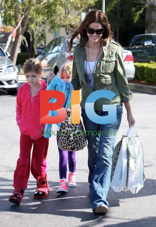 Denise Richards and daughters in Beverly Hills