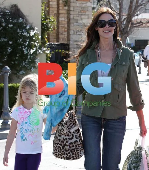 Denise Richards and Daughters in Beverly Hills