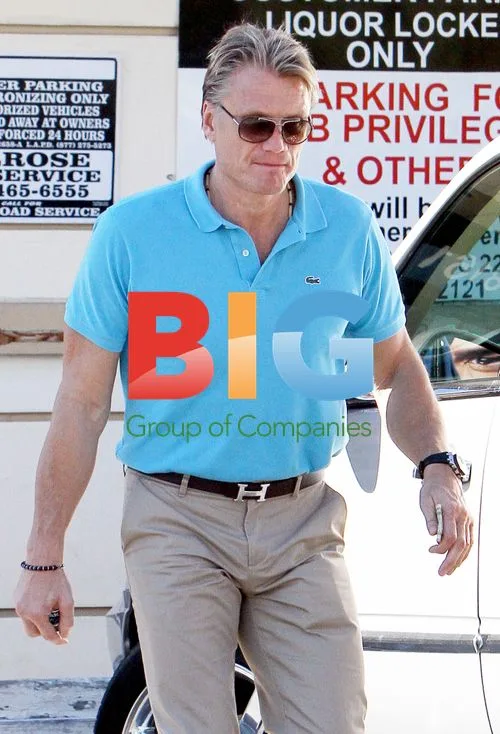 Dolph Lundgren at Liquor Store in Hollywood