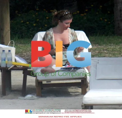 Karen Brady on Holiday in Mauritius