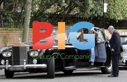 Michael Winner Leaves Lunch in Vintage Rolls Royce