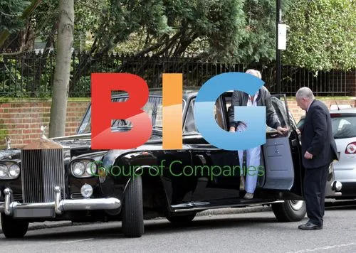 Michael Winner Spotted in Vintage Rolls Royce