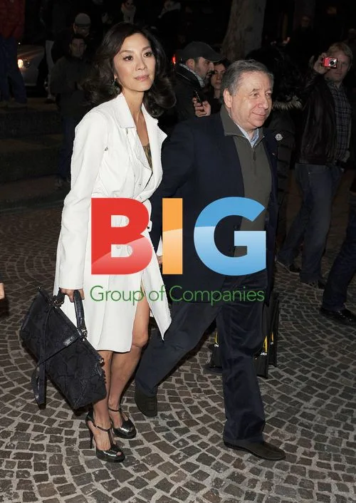 Michelle Yeoh and Jean Todt at Roberto Cavalli Show