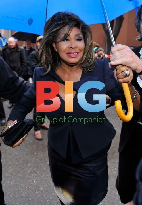 Tina Turner at Milan Fashion Week