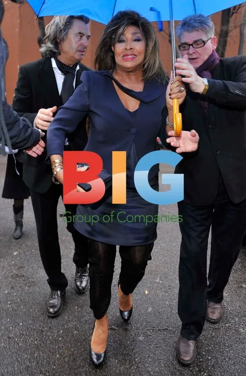 Tina Turner at Milan Fashion Week