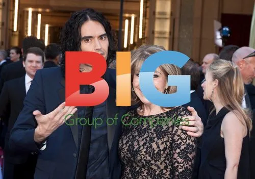 Russell Brand & Mother at Oscars