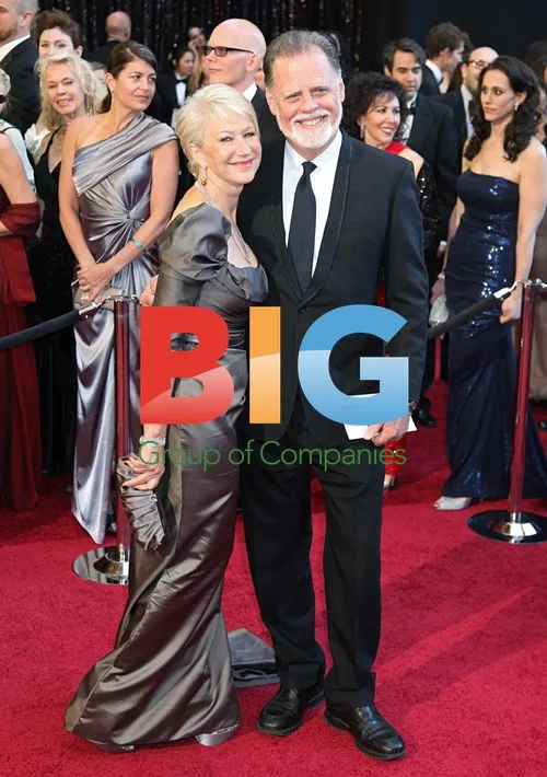 Helen Mirren and Taylor Hackford at 2011 Oscars