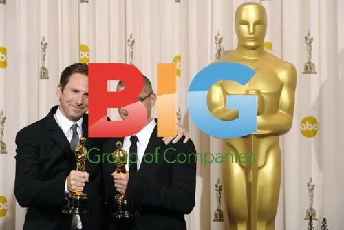 The Social Network Editors Pose with Oscars