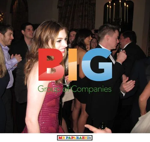 Anne Hathaway at Weinstein Oscar Party