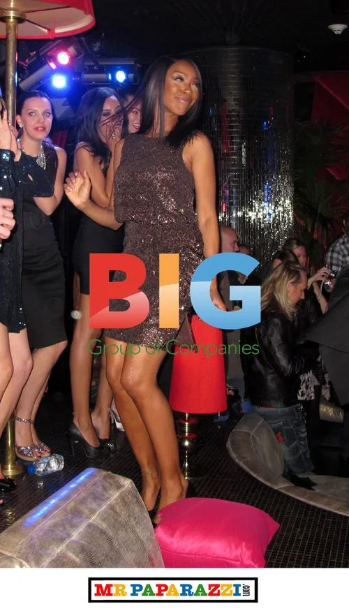 Brandy and Victor at Rolling Stone Awards Bash