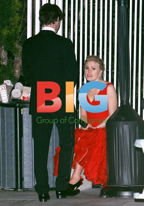 Anna Paquin and Stephen Moyer at Vanity Fair Oscars Party