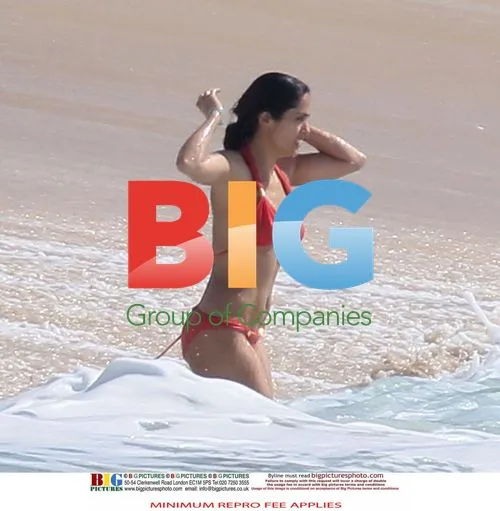 Salma Hayek with daughter in St. Barths