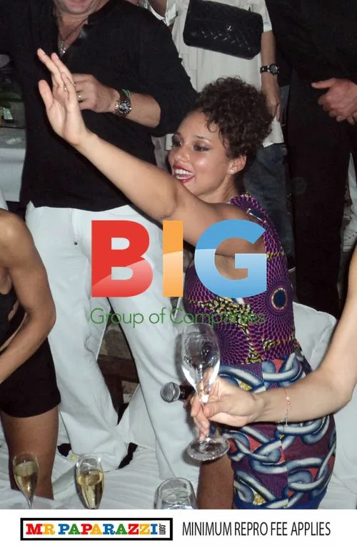 Alicia Keys and Swizz Beatz at New Year's Eve