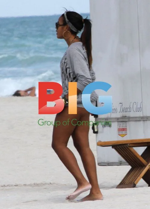 Angela Simmons at Miami Beach