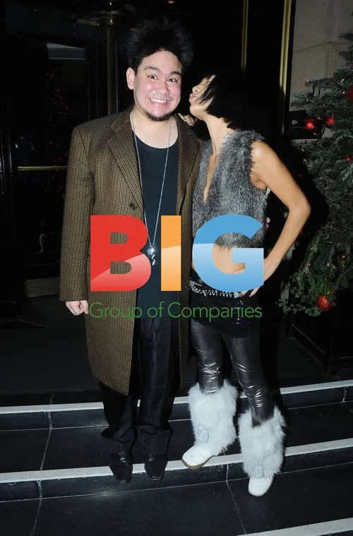 Bai Ling and Prince Azim at Dorchester Hotel