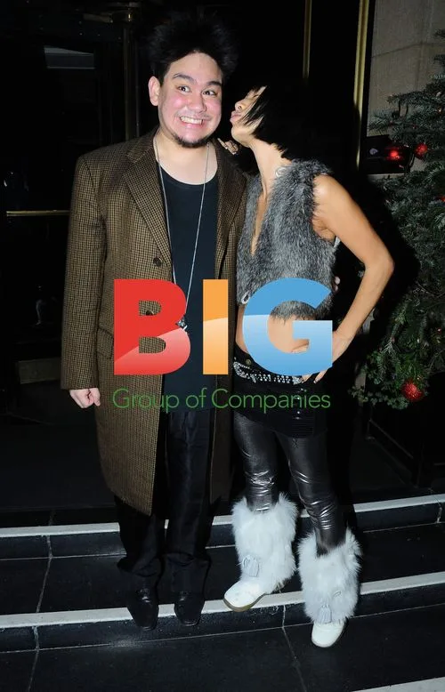 Bai Ling and Prince Azim at Dorchester Hotel