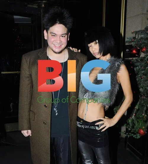 Bai Ling and Prince Azim at Dorchester Hotel