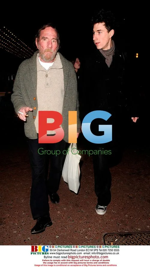 Pete Postlethwaite at film premiere