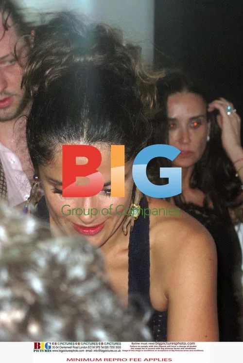 Salma Hayek at Roman Abramovich's New Year's Eve Party