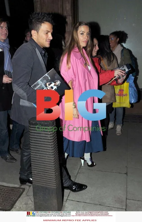 Peter Andre and Elen Rives Leave Claridges