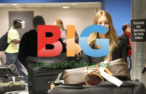 Jason Statham and Rosie Huntington-Whiteley at the Airport