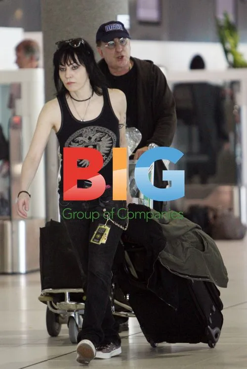 Joan Jett Departs Perth Airport