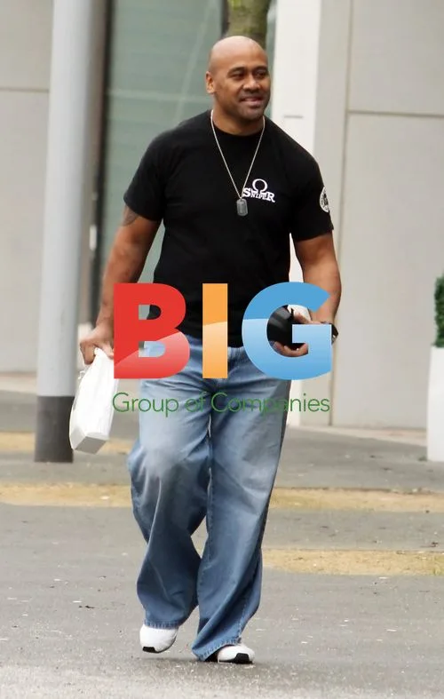 Rugby Player Jonah Lomu Spotted in Liverpool