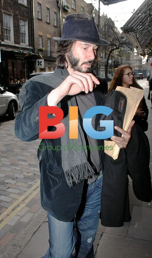 Keanu Reeves out in London