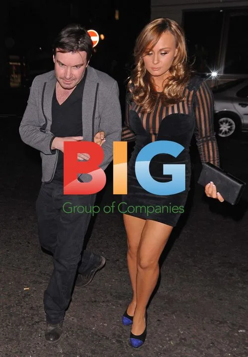 Chanelle Hayes and Greg Burns at Nobu in London