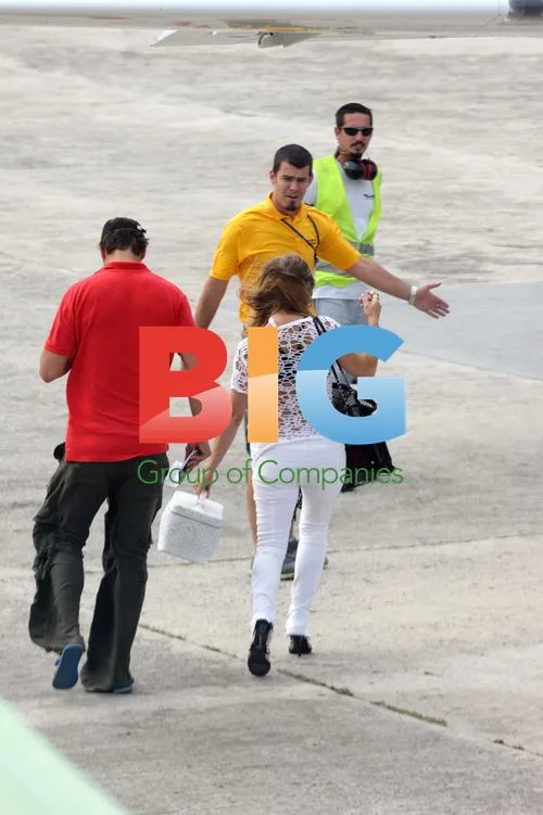 Fergie and Josh Duhamel Leaving St Bath