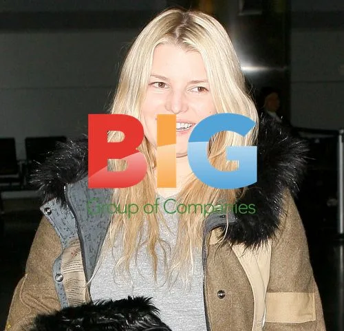 Jessica Simpson at JFK Airport