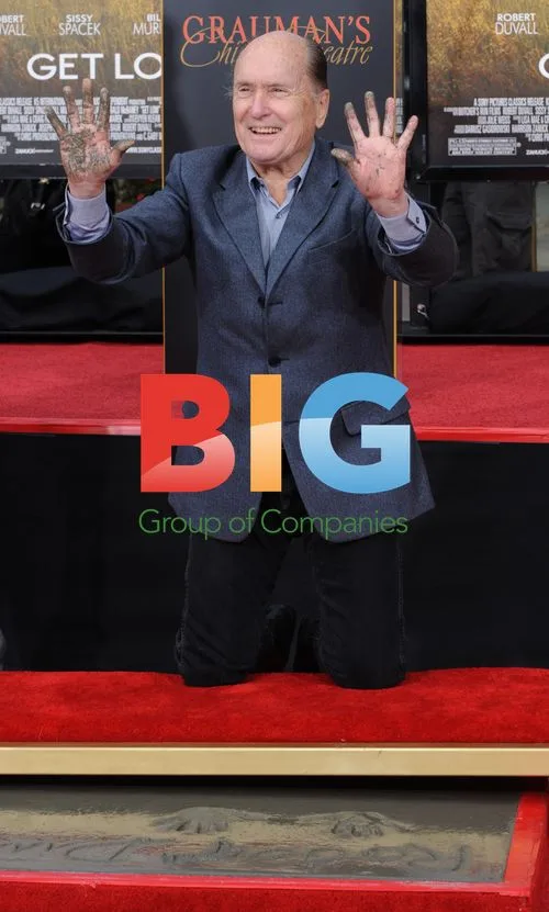 Robert Duvall Cement Hands Ceremony