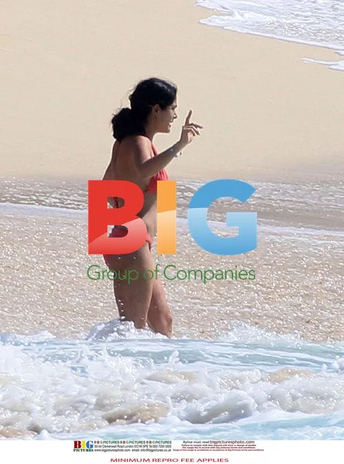 Salma Hayek and Daughter on St Barths Vacation