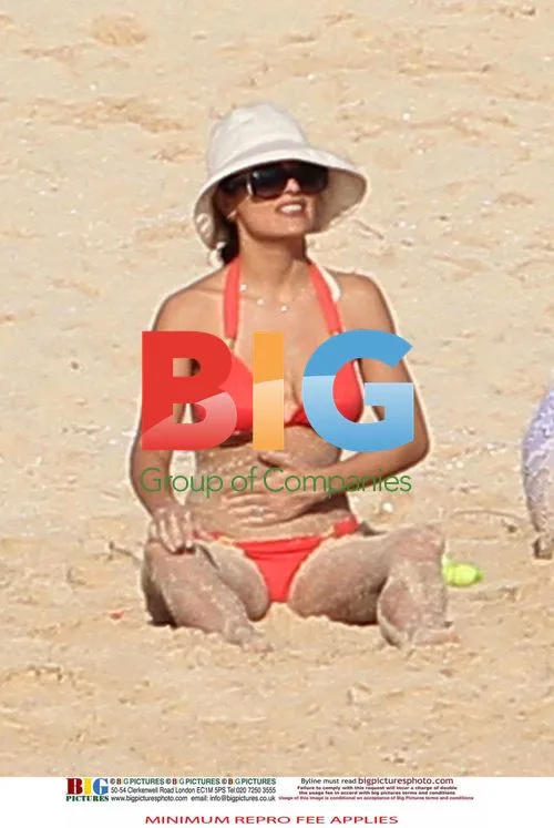 Salma Hayek and daughter in St Barths