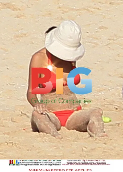 Salma Hayek and Daughter Vacation in St Barths
