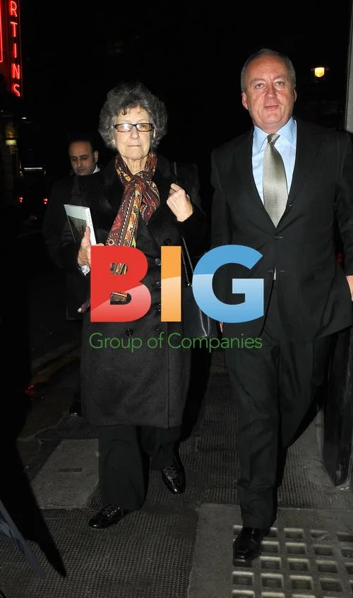 Shaun Woodward Spotted at The Ivy, London