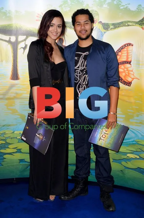 Nathalie Emmanuel and Devon Anderson at Cirque Du Soleil Totem