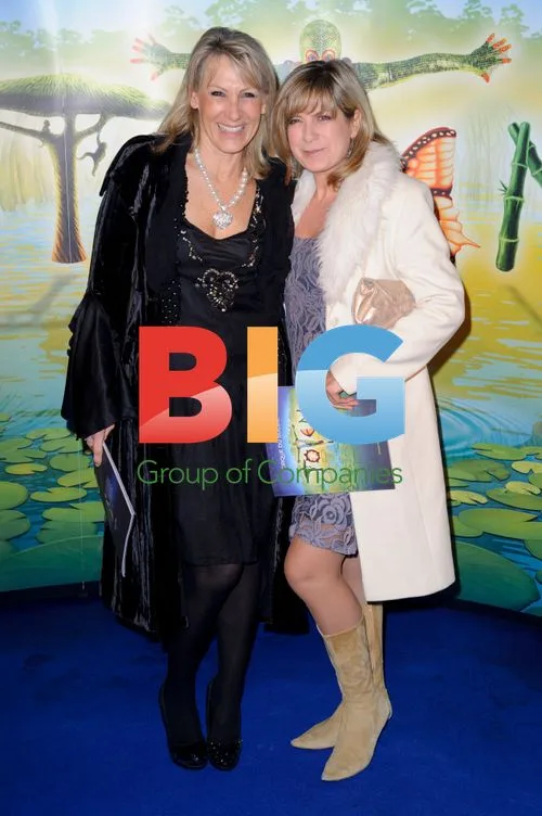 Ingrid Tarrant and Penny Smith at Cirque Du Soleil Totem Premiere