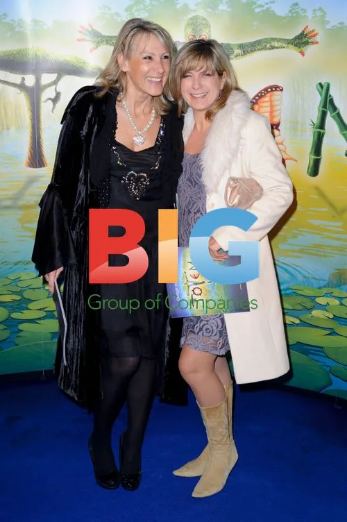 Ingrid Tarrant and Penny Smith at Cirque Du Soleil Totem Premiere