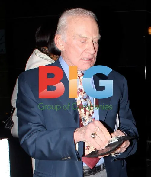 Buzz Aldrin and Wife Enjoy Night Out