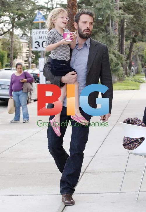 Ben Affleck and Jennifer Garner with Daughter