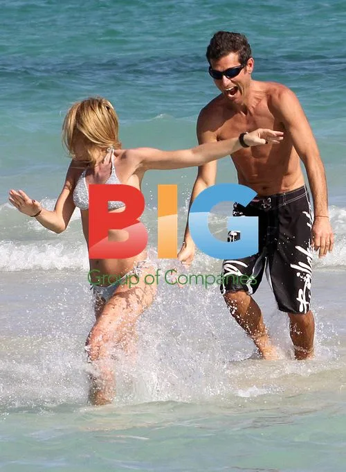 Enrico Papi and Family Play on Miami Beach
