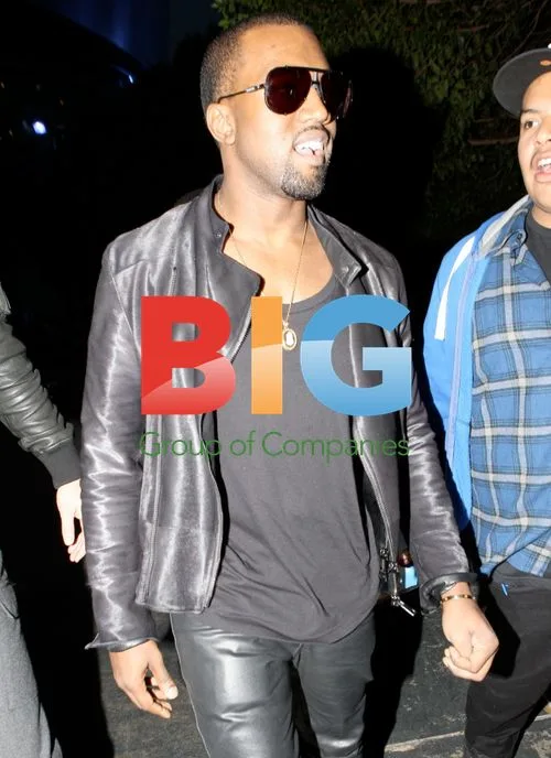 Kanye West at Laker Game