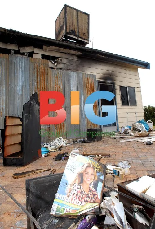 Miranda Kerr's Grandmother's Burnt Home